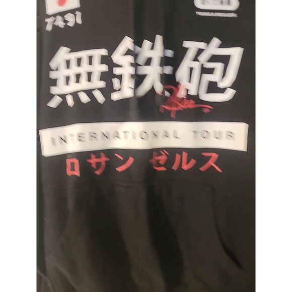 Young And Reckless Black Japanese Hoodie Size Small - Picture 8 of 10